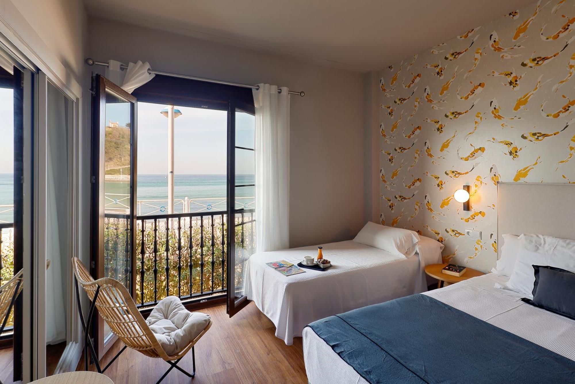 Hotel Ribadesella Playa Bagian luar foto